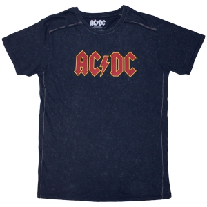 Ac/Dc - Logo Snow Wash Uni Navy    ryhmässä Minishops / AC/DC @ Bengans Skivbutik AB (5517155r)