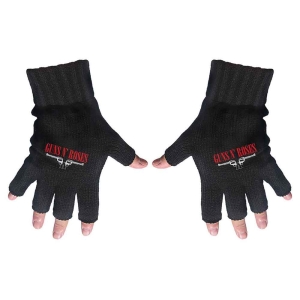 Guns N Roses - Logo & Pistols Fingerless Gloves ryhmässä Minishops / Guns N Roses @ Bengans Skivbutik AB (5517614)
