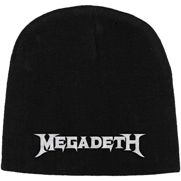 Megadeth - Unisex Beanie Hat: Logo (Black) ryhmässä Minishops / Megadeth @ Bengans Skivbutik AB (5517623)