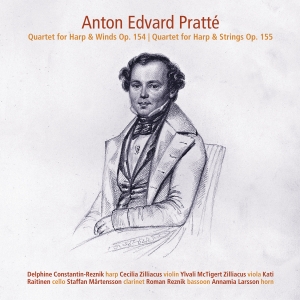 Anton Edvard Pratte - Quartets For Harp & Winds/Strings ryhmässä CD @ Bengans Skivbutik AB (5518000)