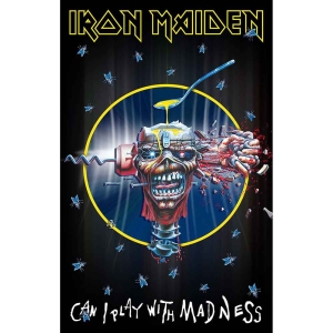 Iron Maiden - Can I Play With Madness Textile Poster ryhmässä Minishops / Iron Maiden @ Bengans Skivbutik AB (5518151)