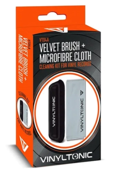 Vinyl tonic - Velvet Brush+Microfibre Cloth ryhmässä ME SUOSITTELEMME / Vinyltonic @ Bengans Skivbutik AB (5518550)