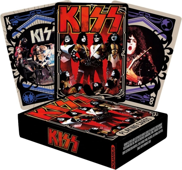 Kiss - Playing Cards (6.5 Cm X 1.75 Cm X 9 ryhmässä ME SUOSITTELEMME / Perjantain julkaisut / 2026-06-19 @ Bengans Skivbutik AB (5519119)