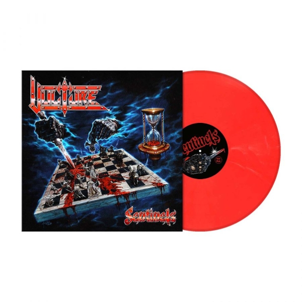 Vulture - Sentinels (Red Vinyl Lp) ryhmässä VINYYLI / Hårdrock @ Bengans Skivbutik AB (5521190)