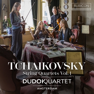 Dudok Quartet Amsterdam - Tchaikovsky: String Quartets Vol. 1 - No. 1 & 2 ryhmässä CD / Klassiskt @ Bengans Skivbutik AB (5521622)