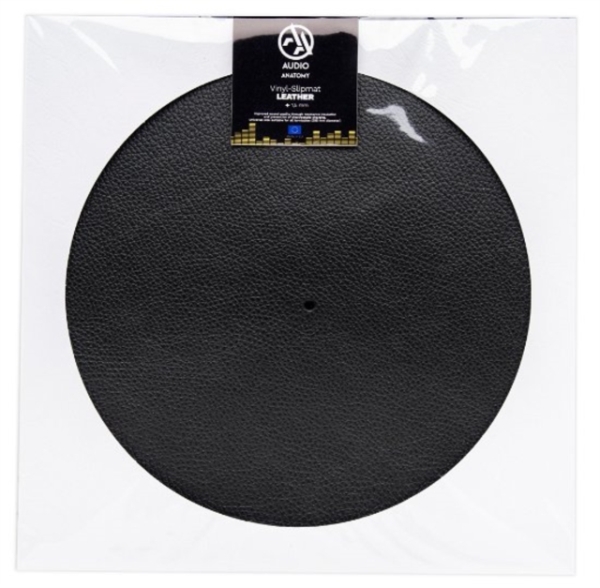 Vinyltillbehör - Slipmat Leather Black ryhmässä Vinyylitarvikkeet @ Bengans Skivbutik AB (5523352)