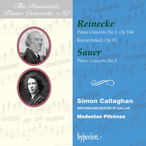 Simon Callaghan Sinfonieorchester - Reinecke & Sauer: Piano Concertos ryhmässä CD / Klassiskt @ Bengans Skivbutik AB (5523549)