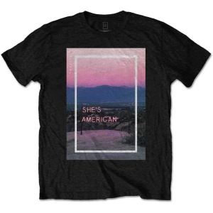 The 1975 - Shes American Uni Bl    ryhmässä MERCHANDISE / T-paita / Pop-Rock @ Bengans Skivbutik AB (5524558)