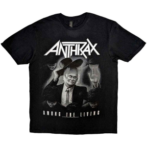 Anthrax - Among The Living Uni Bl    ryhmässä MERCH / T-paita / Rockoff_Nya April24 @ Bengans Skivbutik AB (5526158r)