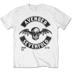 Avenged Sevenfold - Moto Seal Uni Wht     (M) ryhmässä MERCHANDISE / T-paita / Heavy Metal @ Bengans Skivbutik AB (5526397)