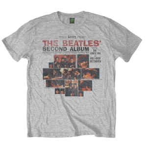 The Beatles - Second Album Uni Grey ryhmässä MERCH / T-paita / Rockoff_Nya April24 @ Bengans Skivbutik AB (5527773r)