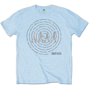 The Beatles - Abbey Road Songs Swirl Uni Lht Blue    ryhmässä MERCH / T-paita / Rockoff_Nya April24 @ Bengans Skivbutik AB (5528320r)