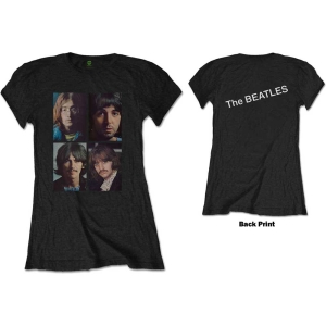 The Beatles - White Album Faces Lady Bl ryhmässä MERCH / T-paita / Rockoff_Nya April24 @ Bengans Skivbutik AB (5528344r)