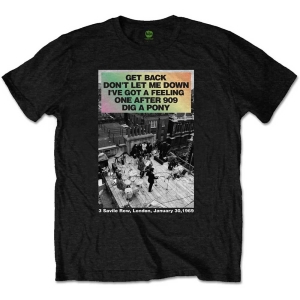 The Beatles - Rooftop Songs Gradient Uni Bl    ryhmässä MERCH / T-paita / Rockoff_Nya April24 @ Bengans Skivbutik AB (5528368r)