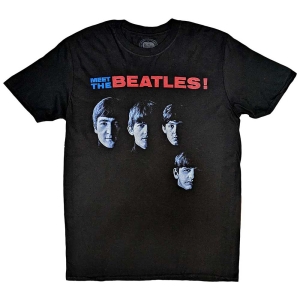The Beatles - Meet The Beatles Uni Bl     (M) ryhmässä MERCHANDISE / T-paita / Pop-Rock @ Bengans Skivbutik AB (5528664)