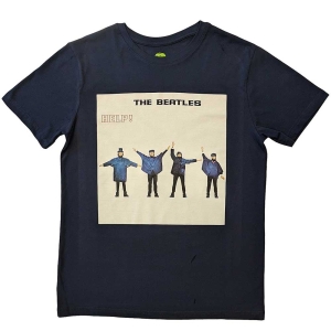 The Beatles - Help! Album Cover Uni Navy   (2XL) ryhmässä -Start Tshirt @ Bengans Skivbutik AB (5528739)