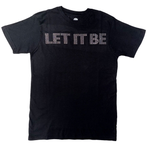 The Beatles - Let It Be Diamante Uni Bl    ryhmässä MERCH / T-paita / Rockoff_Nya April24 @ Bengans Skivbutik AB (5528950r)