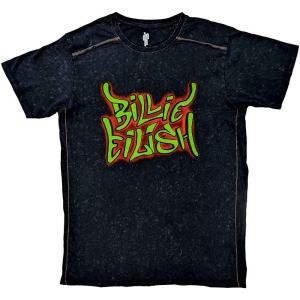 Billie Eilish - Graffiti Snow Wash Uni Bl   (2XL) ryhmässä MERCHANDISE / T-paita / Pop-Rock @ Bengans Skivbutik AB (5529324)