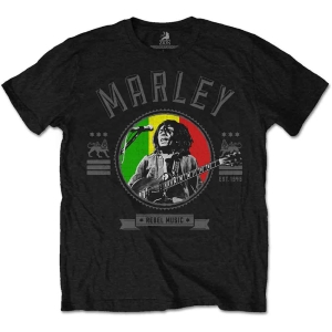 Bob Marley - Rebel Music Seal Uni Bl   (XL) ryhmässä MERCHANDISE / T-paita / Reggae @ Bengans Skivbutik AB (5529664)