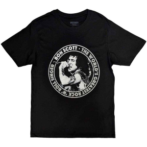 Bon Scott - Twgrrs Circle Uni Bl     (M) ryhmässä MERCHANDISE / T-paita / Heavy Metal @ Bengans Skivbutik AB (5529948)