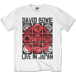 David Bowie - Live In Japan Uni Wht  1 ryhmässä MERCH / T-paita / Rockoff_Nya April24 @ Bengans Skivbutik AB (5530242r)