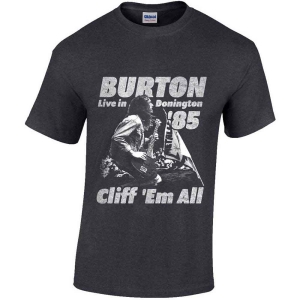 Cliff Burton - Flag Retro Uni Heather     (M) ryhmässä MERCHANDISE / T-paita / Heavy Metal @ Bengans Skivbutik AB (5530794)