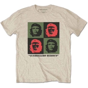 Che Guevara - Blocks Uni Sand   (XL) ryhmässä MERCHANDISE / T-paita / Övrigt @ Bengans Skivbutik AB (5530871)