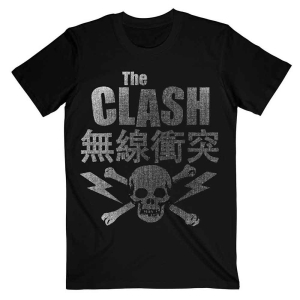 The Clash - Skull & Crossbone Uni Bl    ryhmässä MERCH / T-paita / Rockoff_Nya April24 @ Bengans Skivbutik AB (5531096r)