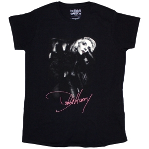 Debbie Harry - Leather Girl Lady Bl    ryhmässä MERCH / T-paita / Rockoff_Nya April24 @ Bengans Skivbutik AB (5531355r)