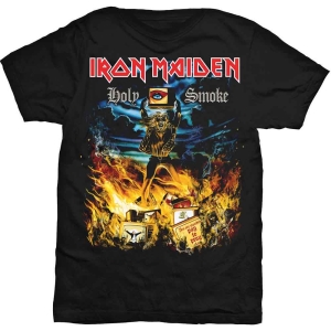 Iron Maiden - Holy Smoke Uni Bl    ryhmässä MERCH / T-paita / Rockoff_Nya April24 @ Bengans Skivbutik AB (5532314r)