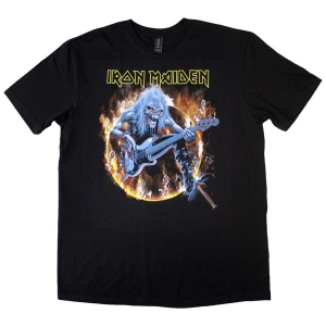 Iron Maiden - Fear Live Flames Uni Bl    ryhmässä MERCH / T-paita / Rockoff_Nya April24 @ Bengans Skivbutik AB (5532234r)