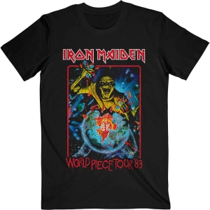 Iron Maiden - World Piece Tour '83 V1 Uni Bl    ryhmässä MERCH / T-paita / Rockoff_Nya April24 @ Bengans Skivbutik AB (5532252r)