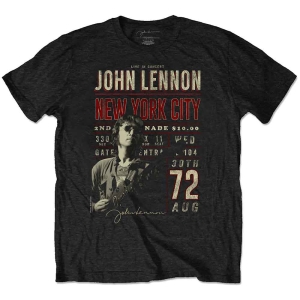 John Lennon - Nyc '72 Uni Bl Eco     (S) ryhmässä MERCHANDISE / T-paita / Pop-Rock @ Bengans Skivbutik AB (5532555)