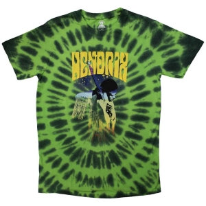 Jimi Hendrix - Hear The Vibe Uni Green Dip-Dye T-Shirt ryhmässä MERCHANDISE / T-paita / Pop-Rock @ Bengans Skivbutik AB (5532701r)