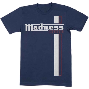 Madness - Stripes Uni Navy    ryhmässä MERCHANDISE / T-paita / Reggae @ Bengans Skivbutik AB (5532721r)