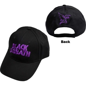 Black Sabbath - Logo & Devil Bl Baseball C ryhmässä MERCHANDISE / Merch / Hårdrock @ Bengans Skivbutik AB (5532901)