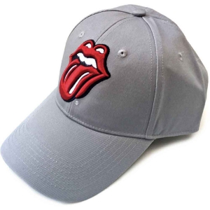 Rolling Stones - Classic Tongue Grey Baseball C ryhmässä MERCHANDISE / Merch / Pop-Rock @ Bengans Skivbutik AB (5533007)