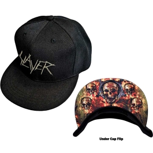 Slayer - Scratchy Logo Bl Snapback C ryhmässä MERCHANDISE / Merch / Hårdrock @ Bengans Skivbutik AB (5533026)