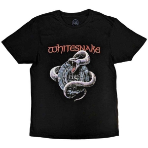 Whitesnake - Silver Snake Uni Bl     (L) ryhmässä MERCHANDISE / T-paita / Heavy Metal @ Bengans Skivbutik AB (5533434)