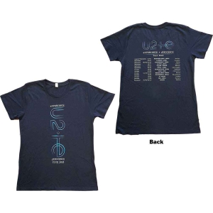 U2 - E+I 2018 Tour Dates Lady Navy    ryhmässä MERCH / T-paita / Rockoff_Nya April24 @ Bengans Skivbutik AB (5533806r)