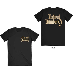 Ozzy Osbourne - Patient No.9 Gold Logo Uni Bl (XL) ryhmässä MERCHANDISE / T-paita / Heavy Metal @ Bengans Skivbutik AB (5534070)