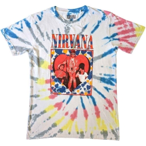 Nirvana - Heart Uni Wht Dip-Dye    ryhmässä MERCH / T-paita / Rockoff_Nya April24 @ Bengans Skivbutik AB (5534153r)