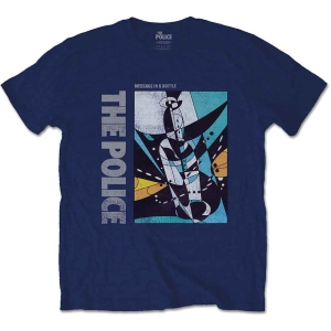 The Police - Message In A Bottle Uni Navy ryhmässä MERCH / T-paita / Rockoff_Nya April24 @ Bengans Skivbutik AB (5534185r)
