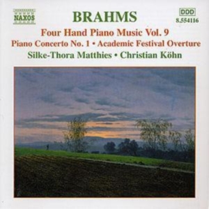 Brahms Johannes - Four Hand Piano Music 9 ryhmässä Externt_Lager / Naxoslager @ Bengans Skivbutik AB (553547)