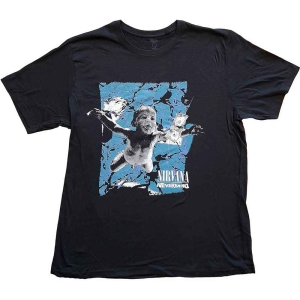 Nirvana - Nevermind Cracked Uni Bl    ryhmässä MERCH / T-paita / Rockoff_Nya April24 @ Bengans Skivbutik AB (5535635r)