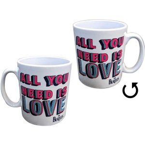 The Beatles - All You Need Is Love Wht Unboxed Mug ryhmässä MERCHANDISE / Merch / Pop-Rock @ Bengans Skivbutik AB (5535905)