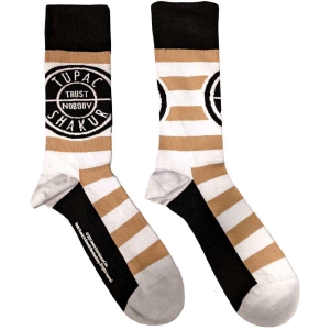 Tupac - Trust Nobody Uni Wht Socks (Eu 40-45) ryhmässä MERCHANDISE / Merch / Hip Hop-Rap @ Bengans Skivbutik AB (5536258)