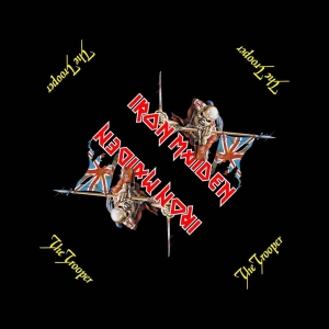 Iron Maiden - The Trooper Bandana ryhmässä MERCHANDISE / Merch / Hårdrock @ Bengans Skivbutik AB (5536300)