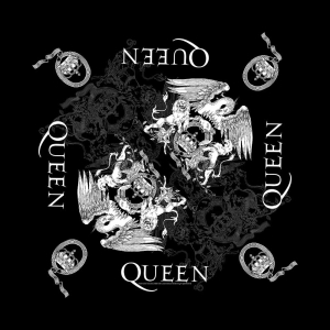 Queen - Crest Bandana ryhmässä MERCHANDISE @ Bengans Skivbutik AB (5536332)