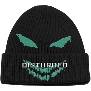 Disturbed - Green Face Bl Beanie H ryhmässä MERCHANDISE / Merch / Hårdrock @ Bengans Skivbutik AB (5536396)